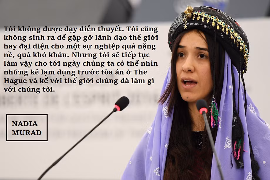 Nadia Murad - Từ nô lệ tình dục tới giải Nobel Hòa bình ảnh 3