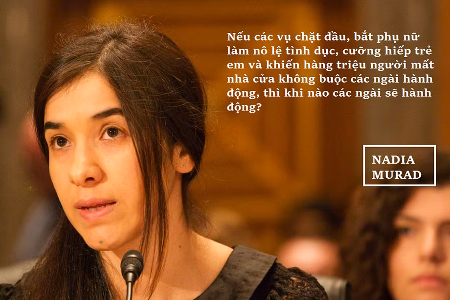 Nadia Murad - Từ nô lệ tình dục tới giải Nobel Hòa bình ảnh 6