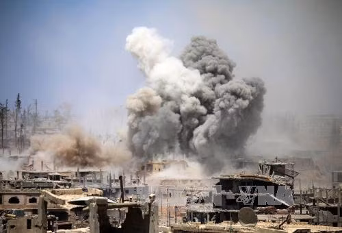 Liên quân không kích ở Raqqa, 7 dân thường thiệt mạng ảnh 1