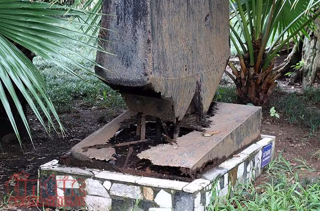 Xót xa vườn tượng công viên Bách Thảo xuống cấp nghiêm trọng ảnh 13
