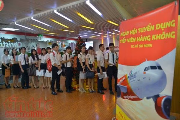 Ngày hội tuyển dụng tiếp viên Vietjet ảnh 1