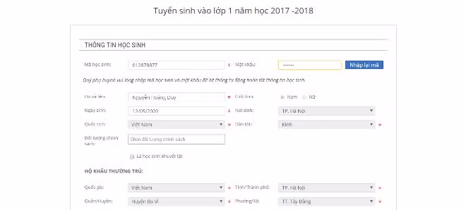 Đăng ký tuyển sinh đầu cấp trực tuyến tại Hà Nội như thế nào? ảnh 4
