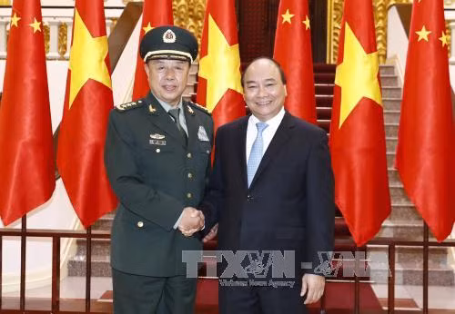 Thủ tướng tiếp Phó Chủ tịch Quân ủy Trung ương Trung Quốc ảnh 1