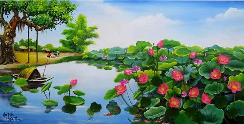 Mãn nhãn với triển lãm tranh hoa đất Việt – Hàn ảnh 6
