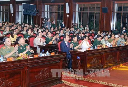 Chủ tịch nước dự giao lưu “Biên cương thắm tình hữu nghị” ảnh 1