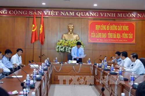 Bà Rịa-Vũng Tàu công bố đường dây nóng ảnh 1