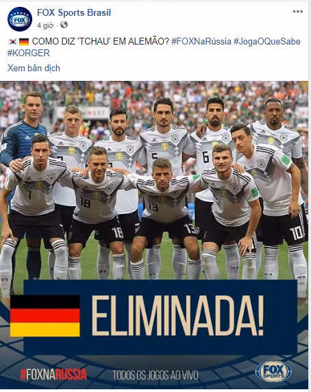 WORLD CUP 2018: Brazil chế nhạo Đức: 'Thua 1-7 và bị loại ở vòng bảng, điều nào tồi tệ hơn?' ảnh 6