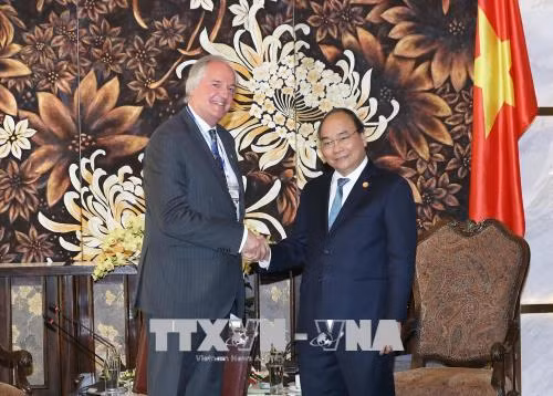 Thủ tướng Nguyễn Xuân Phúc tiếp lãnh đạo WB và ADB bên lề Hội nghị GEF 6 ảnh 3