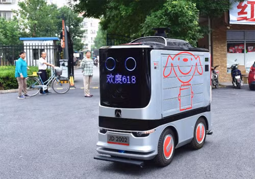 Bắc Kinh triển khai dịch vụ giao hàng bằng robot ảnh 1