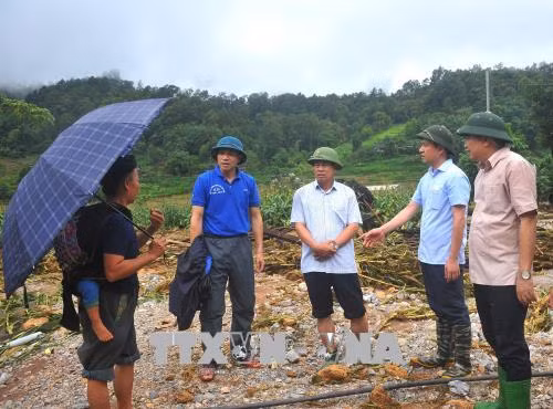 Hà Giang triển khai các biện pháp cấp bách khắc phục hậu quả mưa lũ ảnh 1