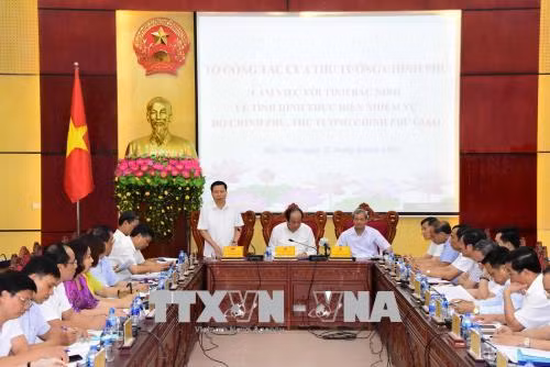 Tổ công tác của Thủ tướng Chính phủ làm việc tại Bắc Ninh ảnh 2