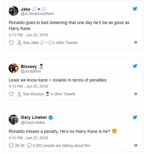 WORLD CUP 2018: Ronaldo sút hỏng penalty vì bắt chước Messi, không chịu nổi áp lực từ... Harry Kane ảnh 3
