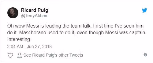 Fan thích thú khi Messi ra dáng thủ lĩnh, chỉ đạo đồng đội ở trận thắng Nigeria ảnh 9