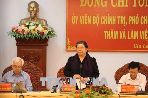 Phó Chủ tịch Thường trực Quốc hội Tòng Thị Phóng: Nâng cao chất lượng cuộc sống cho trẻ em ảnh 1