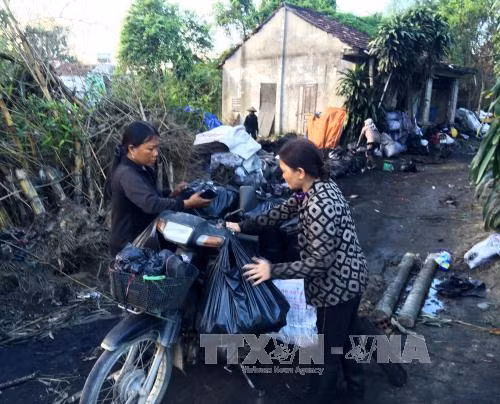 Kinh doanh than củi tự phát, cả khu vực bị nhuộm đen ảnh 1