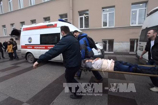 Thông tin mới nhất vụ nổ tàu điện ngầm ở St.Petersburg ảnh 1