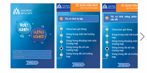 Ra mắt ứng dụng trắc nghiệm giúp học sinh chọn ngành phù hợp ảnh 1