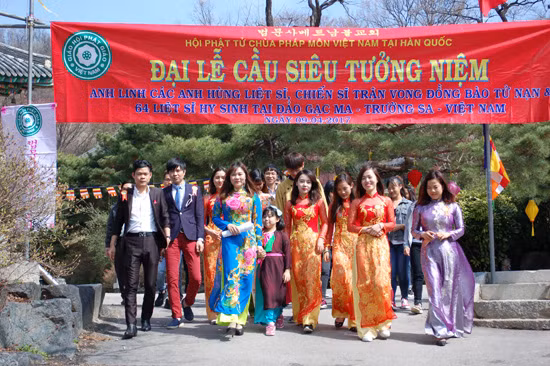 Đại lễ cầu siêu tại Hàn Quốc tưởng niệm các liệt sỹ Gạc Ma ảnh 1
