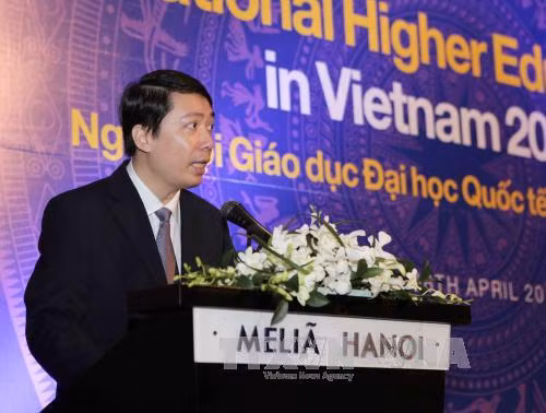 Ngày hội Giáo dục Đại học quốc tế thu hút đông đảo học sinh Thủ đô ảnh 1