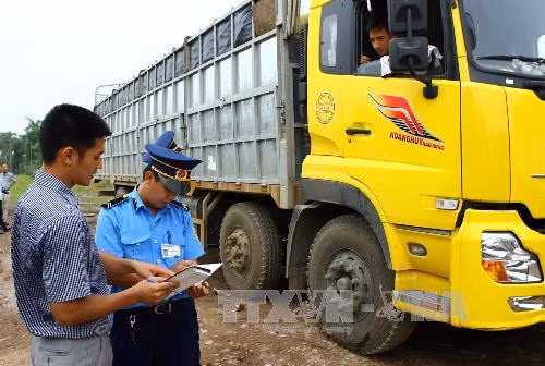 Thu hồi phù hiệu đối với gần 420 phương tiện vận tải tái phạm ảnh 1