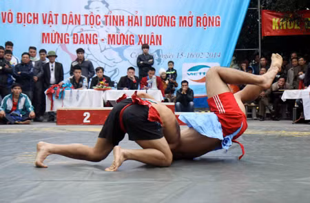 Sôi nổi sới vật lễ hội Côn Sơn-Kiếp Bạc ảnh 1