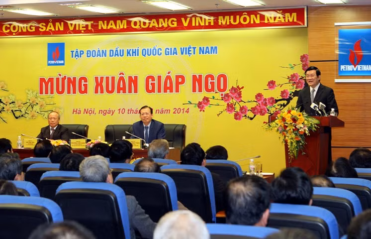 Chủ tịch nước chúc Tết Tập đoàn Dầu khí Quốc gia ảnh 1