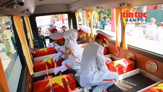 Sẵn sàng cho Lễ truy điệu, an táng hài cốt liệt sĩ tại TP Hồ Chí Minh.