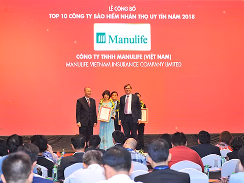 Manulife Việt Nam giữ vững vị trí Top 3 Công ty BHNT uy tín 2018 ảnh 2