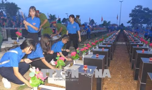 Truy điệu, an táng 35 hài cốt liệt sỹ hy sinh tại Campuchia ảnh 1
