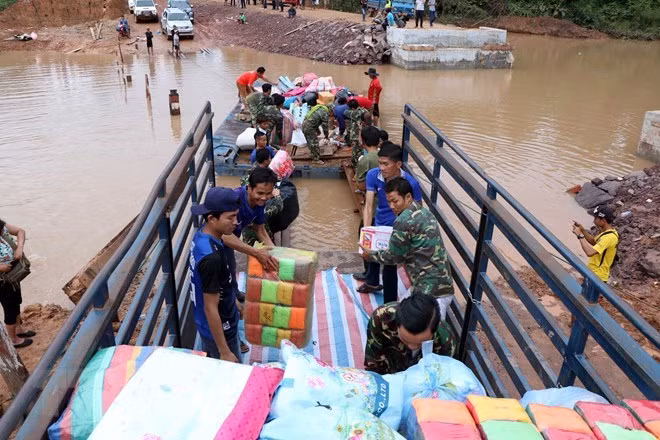  Vỡ đập thủy điện tại Lào: Chính phủ Lào cảnh báo về việc đưa tin ảnh giả mạo ảnh 1