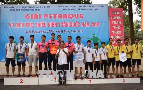 Bế mạc Giải Petanque vô địch trẻ, thiếu niên quốc gia năm 2018 ảnh 1