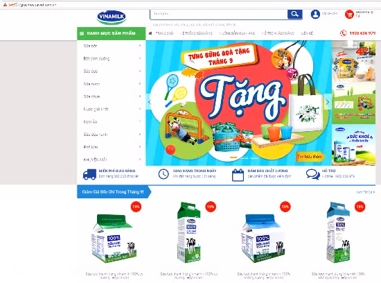 Vinamilk ra mắt website "Vinamilke Shop - Giấc mơ Sữa Việt" ảnh 1