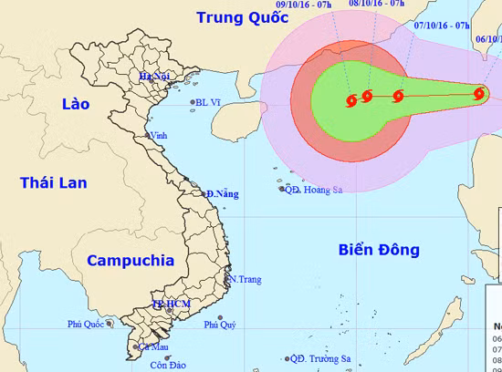 Bão Aere giật cấp 11 đang tiến vào Biển Đông ảnh 1