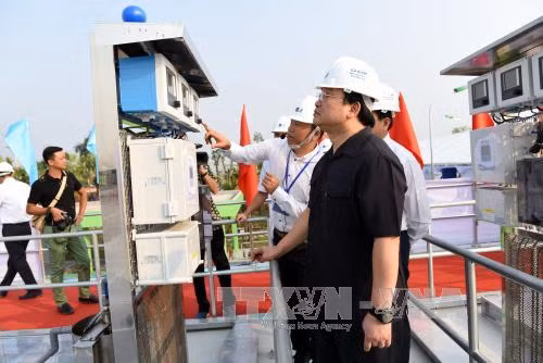 Hà Nội khánh thành Nhà máy xử lý nước thải làng nghề Cầu Ngà ảnh 1