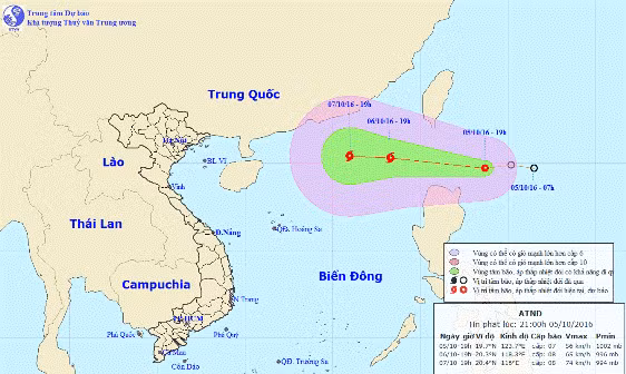 Trong 24 giờ tới, áp thấp nhiệt đới mạnh lên thành bão ảnh 1