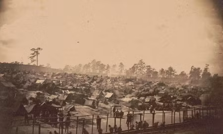 Trại Andersonville ở Georgia ngày 17/8/1864. Ảnh: historydefined.net