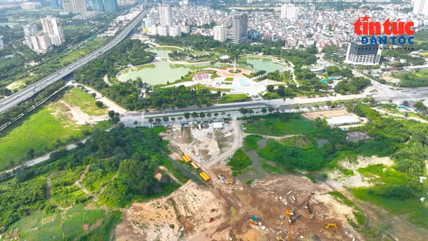 Toàn cảnh xây dựng Bảo tàng Đảng Cộng sản Việt Nam.
