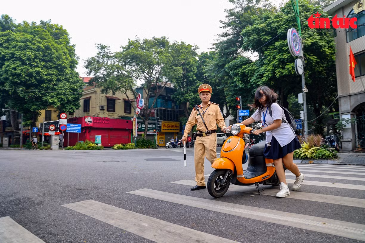Hà Nội trong cao điểm xử phạt học sinh vi phạm Luật giao thông đường bộ