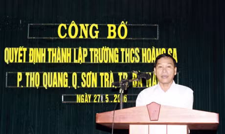 Thành lập Trường THCS Hoàng Sa tại Đà Nẵng ảnh 1