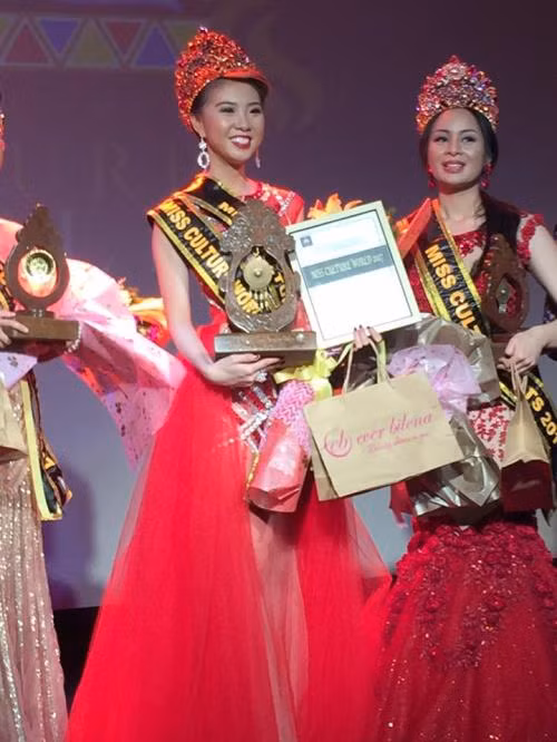Trần Ngọc Trâm bất ngờ đoạt Hoa hậu Văn hóa thế giới tại Philippines ảnh 2