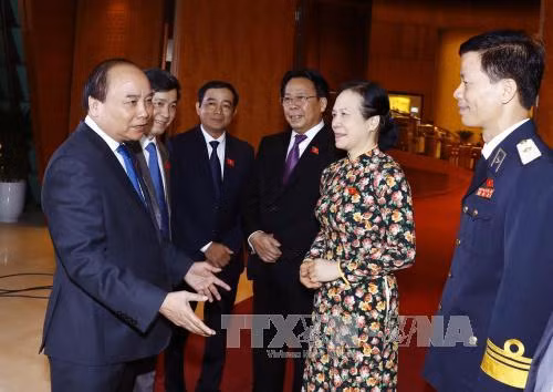 Chùm ảnh khai mạc trọng thể Kỳ họp thứ 3, Quốc hội khóa XIV ảnh 8