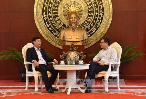 Đồng chí Lê Quốc Phong thăm Đại sứ quán Việt Nam tại Trung Quốc ảnh 1