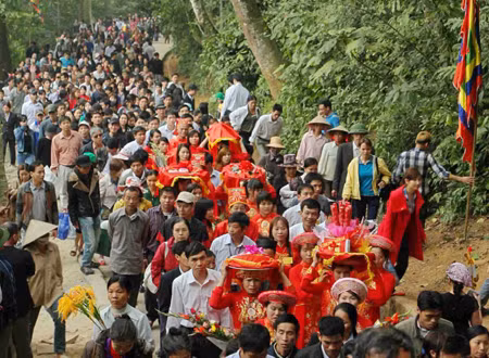 Lễ rước kiệu Đền Hùng ảnh 6