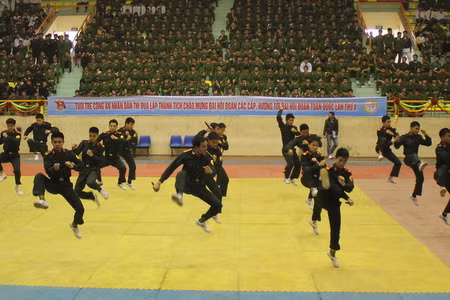 Khai mạc liên hoan võ thuật thanh niên Công an lần II ảnh 1