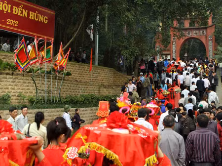 Lễ rước kiệu Đền Hùng ảnh 5