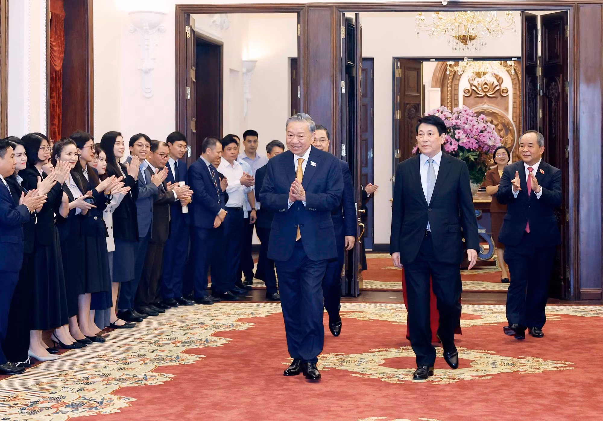 Tổng Bí thư, Chủ tịch nước Tô Lâm gặp mặt cán bộ Văn phòng CTN