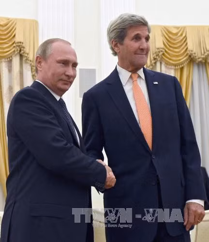 Tổng thống Putin thảo luận với Ngoại trưởng Mỹ vấn đề Syria và Ukraine ảnh 1