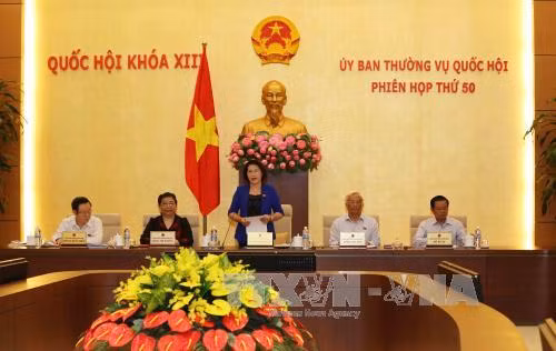 Ủy ban Thường vụ Quốc hội khóa XIII họp phiên cuối cùng ảnh 1