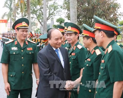 Thủ tướng làm việc tại Quân khu 3 ảnh 1