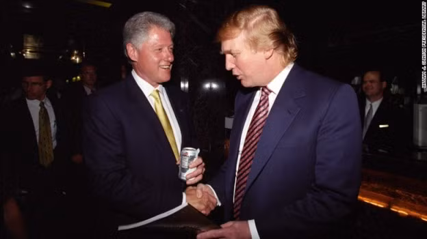Lộ ảnh cựu Tổng thống Clinton và tỷ phú Trump ngày chơi thân ảnh 5